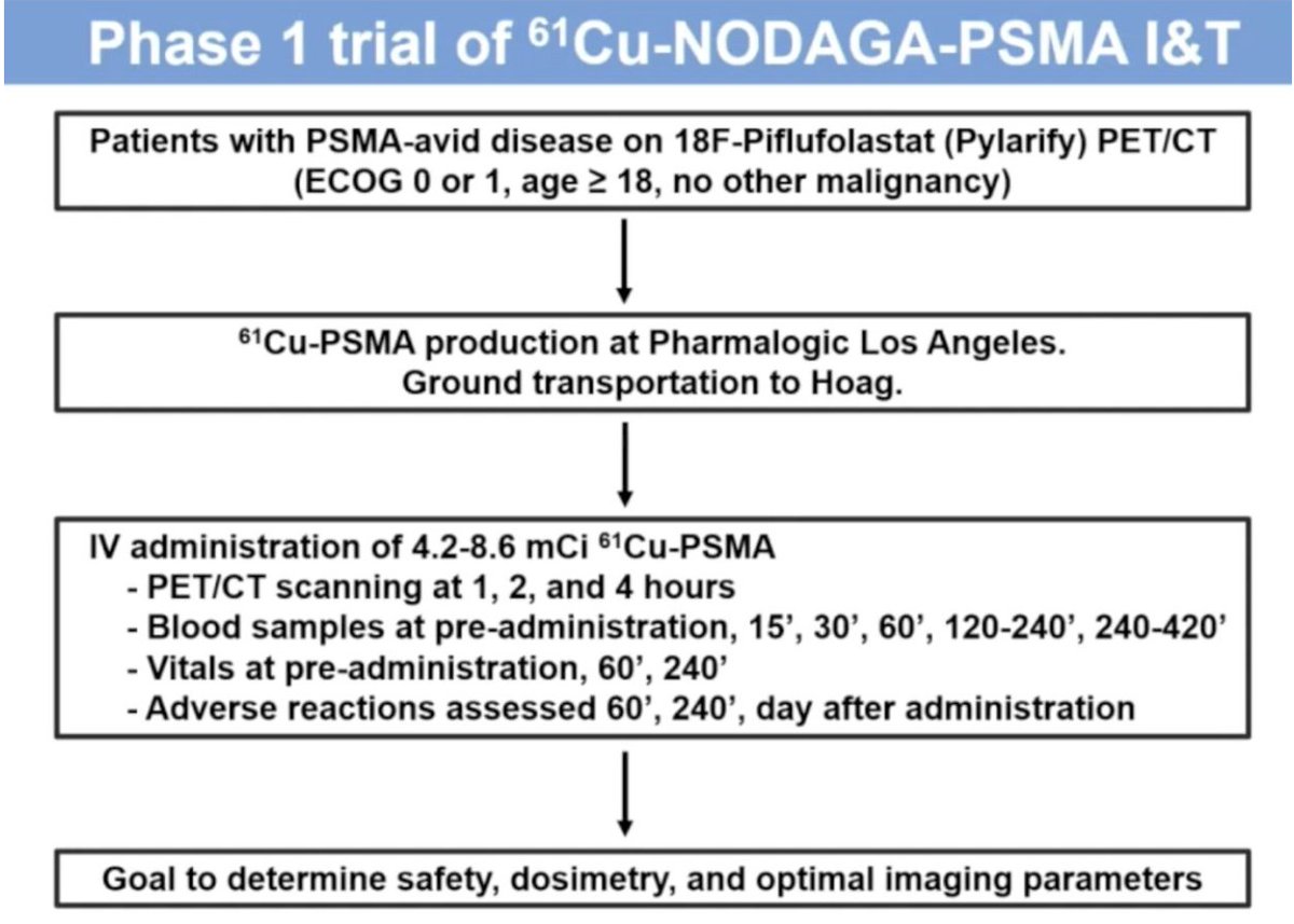 A phase 1 trial of 61Cu-NODAGA-PSMA I&amp;T for patients with #ProstateCancer. Presentation by Gary Ulaner, MD, PhD <a href="/hoaghealth/">Hoag</a>. #SNMMI25 written coverage by <a href="/RKSayyid/">Rashid K. Sayyid</a> <a href="/USC/">USC</a> &gt; bit.ly/4kY8RPW <a href="/SNM_MI/">SNMMI</a> #SNMMI2025