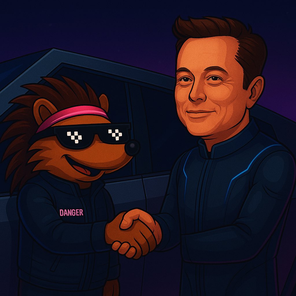 Krzysztof238536's tweet photo. @0xSeptis NO $DANGER ,NO LAMBO ! 

Official Mascot ROBOTAXI on ETH

ELON choose us 🤝 

0xba374579925EAC2A9c7446b30EC4339E9c7C2658

Last chance for take Danger TAXI !  🚀

@elonmusk @Tesla @robotaxi
@Danger_Mascot https://t.co/Drz064cIdX