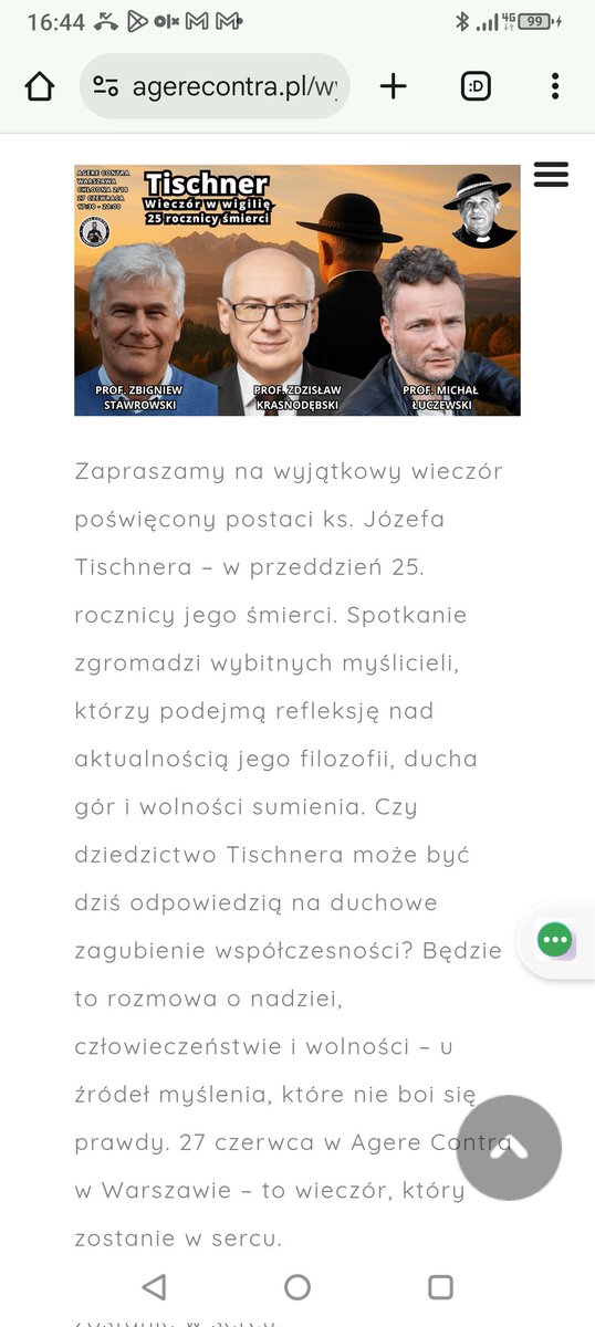 CHARZYNSKIKAROL's tweet photo. Czy wiecie że @PolskiSenat wybrał księdza profesora #Tischner za patrona roku 2025? Coraz dziwniejsze persony uznają się za jego uczniów/pilnych czytelników. Tu pan @ZdzKrasnodebski ex @Europarl_PL z @pisorgpl @ecrgroup. https://t.co/wIdlwhdjms