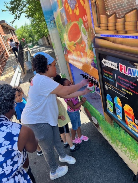 ALL OECC Students and Staff received a refreshing surprise treat on Tuesday afternoon.  No better way or day to beat the heat with a cool refreshing icy. #goodtogreat #movingintogreatness #Orange💪🏾