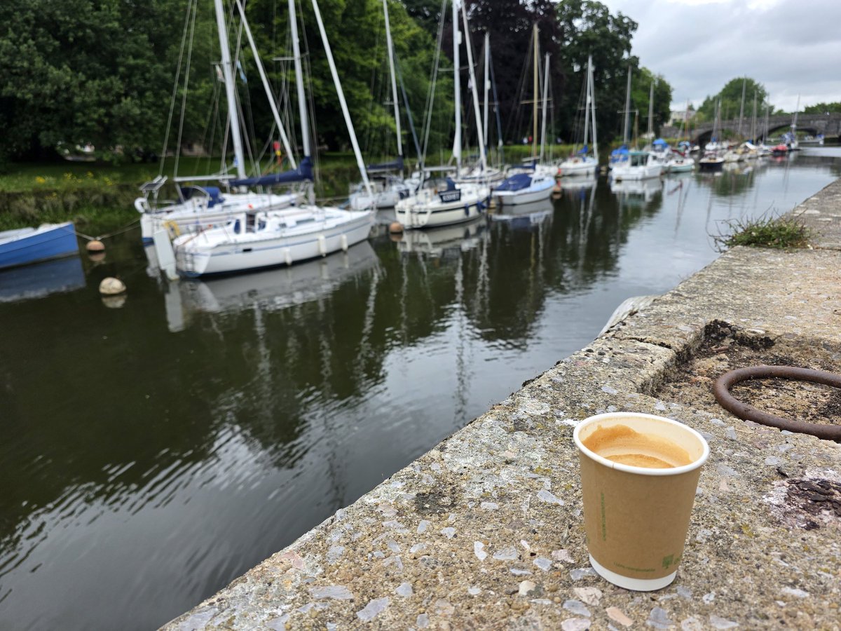 I__J__W's tweet image. Today&apos;s coffee with a view