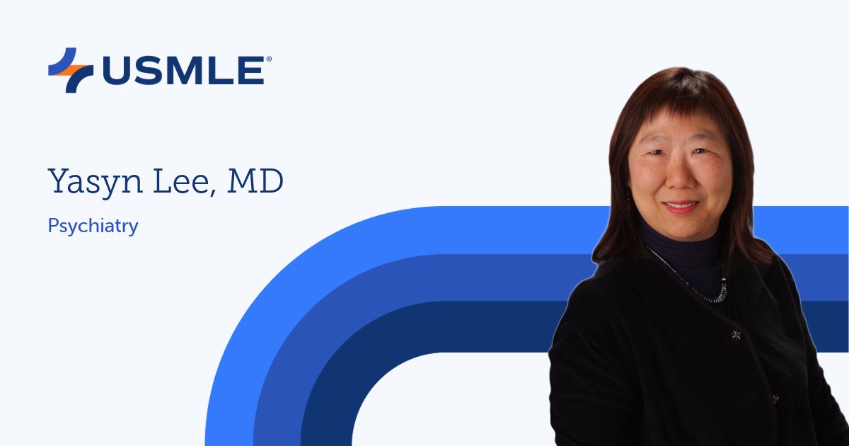 TheUSMLE's tweet image. Dr. Yasyn Lee spent over three decades of private practice in psychiatry, and she currently serves on the Step 3 Interdisciplinary Review Committee and the Adult Health Test Material Development Committee. Thanks to Dr. Lee and all the #USMLE program’s dedicated volunteers!