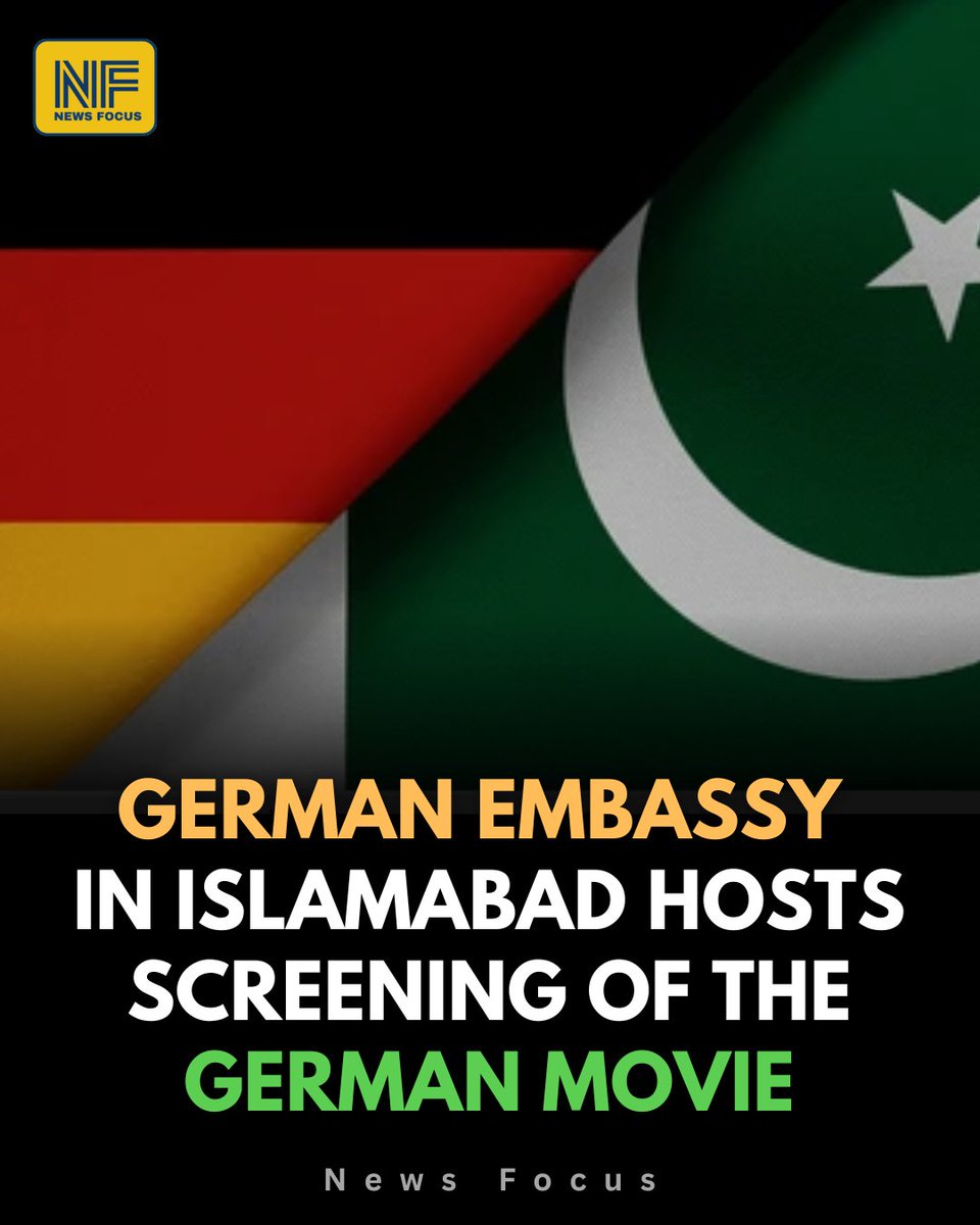 PakFocusnews's tweet photo. 🇩🇪🇵🇰 The German Embassy in #Islamabad in collaboration with the Goethe Institute and the Marriot Hotel Islamabad, hosted a special screening of the famous German film “Lola Rennt”.

#Germany #GermanyPakistan #GermanyDiplo https://t.co/2ICssFoaw6