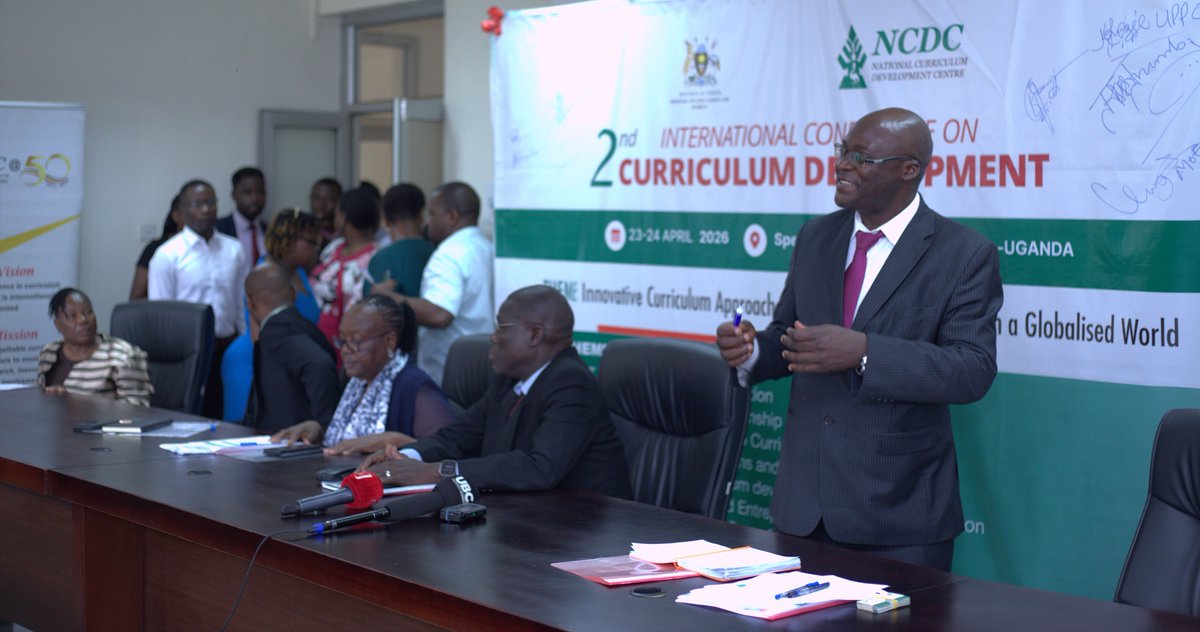 NCDCUg's tweet image. "We have received diverse and insightful submissions from researchers, educators and practitioners from across the globe. These contributions are a testament to the shared commitment to transforming education."Dr Richard Irumba-@NCDCUg Deputy Director/Conference Chair.