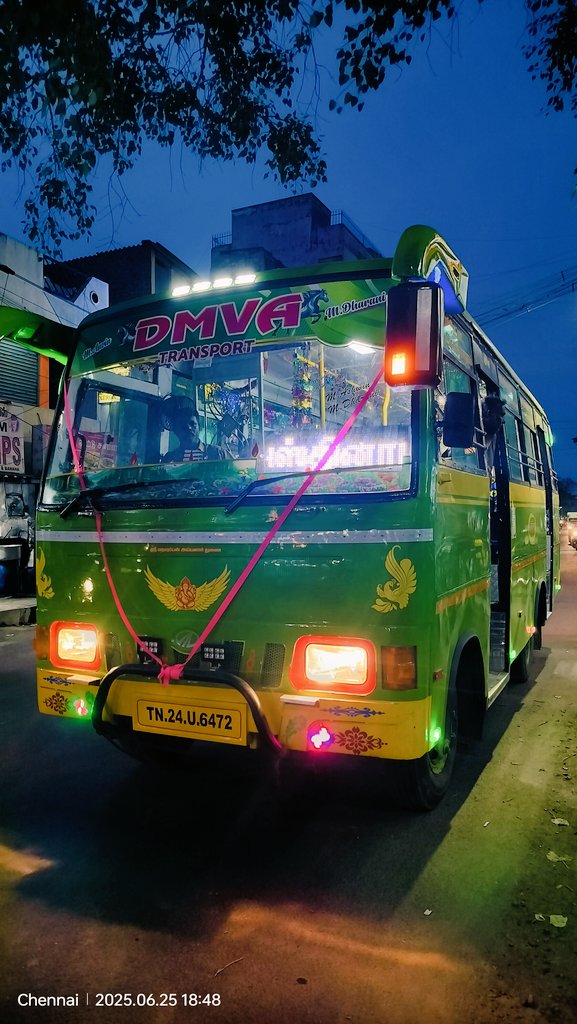 dayatiger197312's tweet photo. Great to see #Minibuses
Thank you @CMOTamilnadu @sivasankar1ss @pkanamarla 
for introducing #Private #MiniBus 
#Madambakkam to #Chromepet.
Request to operate Minibuses via #CHITLAPAKKAM 50,000 people town from #TambaramSanatorium to #AirportMetro, #Kilambakkam, #Medavakkam https://t.co/BoS6L2FxvK