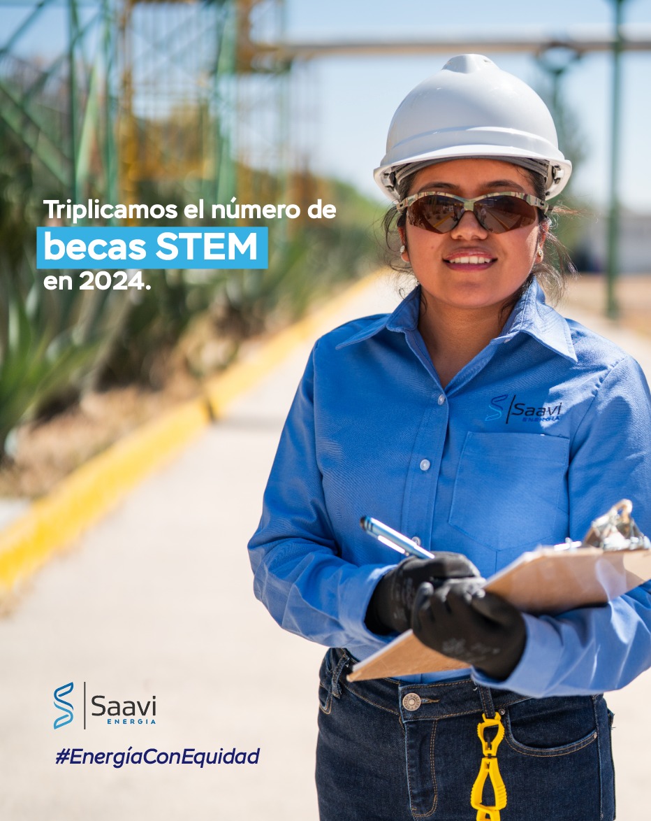 Las mujeres están transformando la industria energética.

Con talento, preparación y visión, están ocupando espacios clave en el sector.

En #SaaviEnergía queremos formar parte de este proceso, por ello, a través del programa #EnergíaConEquidad, impulsamos becas #STEM y generamos
