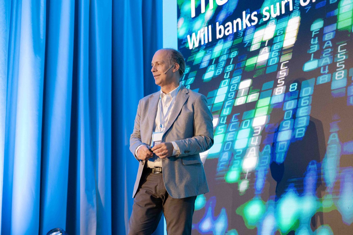 e_bank_it's tweet image. Still celebrating an unforgettable 3rd edition of the #ebankITSummit!  A huge thank you to our incredible speakers for delivering insightful presentations that inspired conversations across the whole Summit. We hope you enjoyed it as much as we did! 
 #fintech #digitalbanking