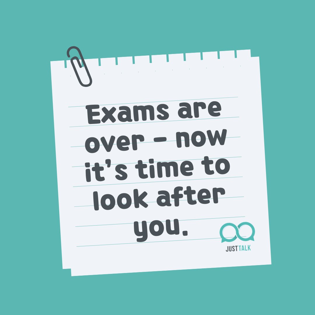 Exams are over by 25 June! 🎓
A huge well done to every student who’s made it through.
Now’s the time to rest, recharge, and prioritise your wellbeing. 💚
Support and ideas at 👉 justtalkherts.org
#WellbeingAfterExams #JustTalkHerts #MentalHealthSupport