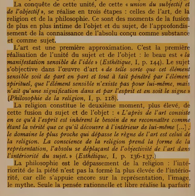 Naplain_'s tweet photo. Sur l’union du subjectif à l’objectif chez Hegel (art, religion, philosophie). Roger Garaudy, Pour connaître la pensée de Hegel, p. 165-165. https://t.co/BuTsyEYpVp