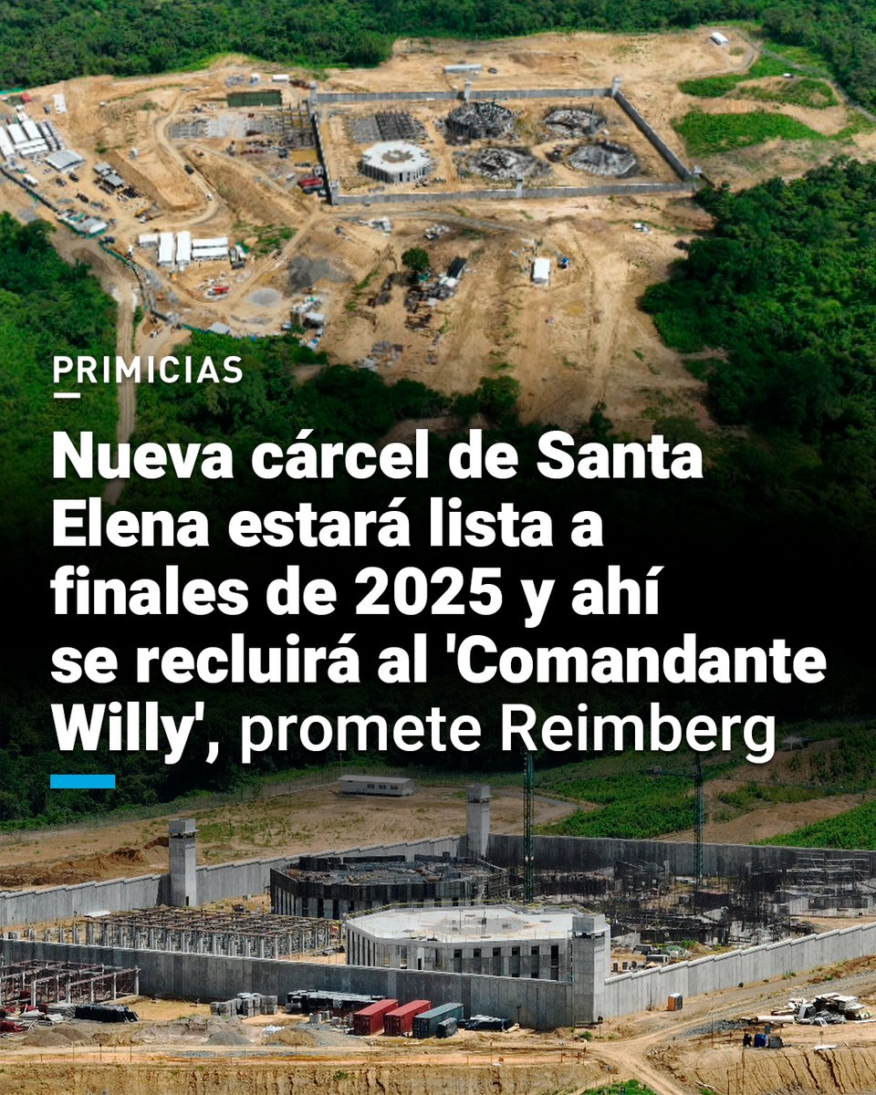 Primicias's tweet photo. El ministro del Interior, John Reimberg, se refirió a las condiciones de España para extraditar al 'Comandante Willy', y aseguró que el líder de Los Tiguerones será el primer huésped de la Cárcel del Encuentro. https://t.co/j3lf4bgcHD https://t.co/lQRR1mrhbR