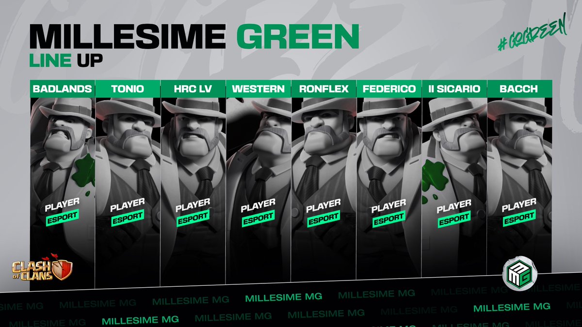 MILLESIME FC (@millesimefc) on Twitter photo 💚 MILLESIME GREEN est là pour tout casser !
🔥 Soutenez-les dans leur quête de victoire.
🇫🇷 MILLESIME FC, développé par MMG, est prêt à faire vibrer la scène <a href="/CoCEsports/">Clash of Clans Esports</a>.
🫶🏻 Rejoignez-nous et encouragez-les à chaque match !
#MFC #MMG 💚 MILLESIME GREEN est là pour tout casser !
🔥 Soutenez-les dans leur quête de victoire.
🇫🇷 MILLESIME FC, développé par MMG, est prêt à faire vibrer la scène <a href="/CoCEsports/">Clash of Clans Esports</a>.
🫶🏻 Rejoignez-nous et encouragez-les à chaque match !
#MFC #MMG