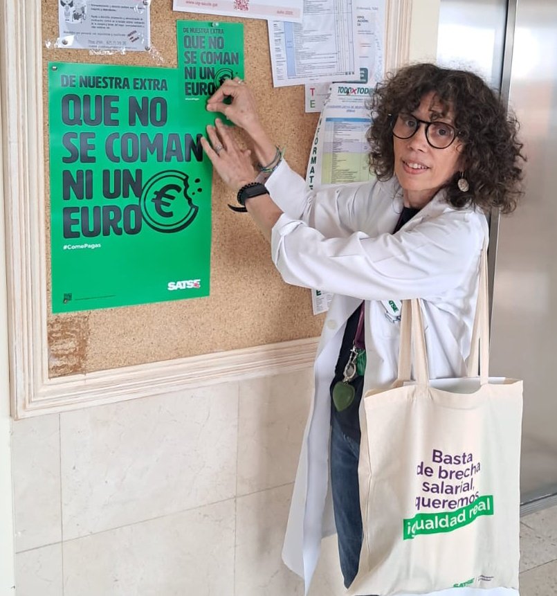 Satse_Coruna's tweet photo. De nuestra extra, que no se coman ni un euro!
Nos vemos mañana en la concentración que convocamos para reclamar nuestras extras íntegras.
🗓️ 26 de junio 
⏰ 11 h
🏥Entrada principal del Hospital Universitario de Santiago de Compostela.
¡Únete contra los #ComePagas ! https://t.co/TerMgLOwF1
