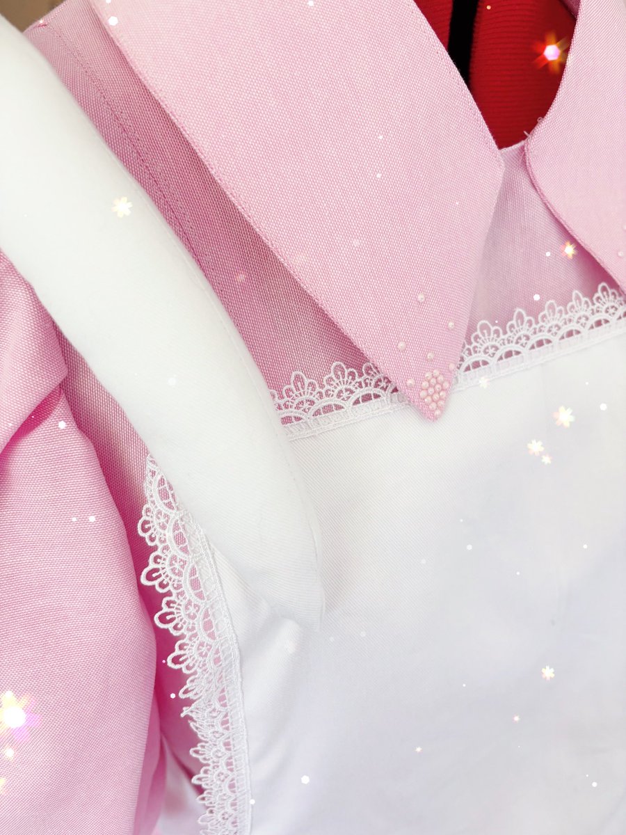 Wenffyria's tweet photo. Finishing up my Nurse Joy cosplay on stream today! 💕🎀

https://t.co/Z6lWxYanGs https://t.co/TR5dkDVK3v