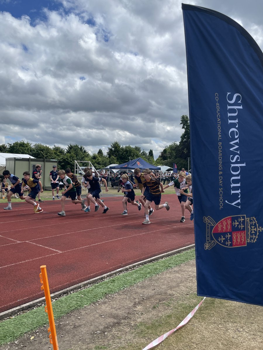 ShrewsburySch's tweet photo. A fantastic afternoon at Sports Day watching Salopians go head to head in a range of track and field events. As always, there was great support for all the athletes, with new school records set in multiple events. Well done all! https://t.co/Mt3YL7zPsL