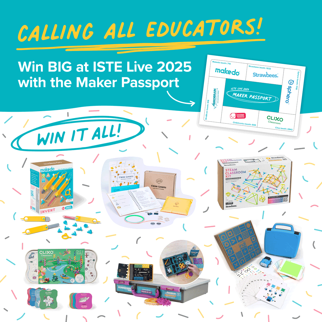 birdbraintech's tweet image. We can't wait to see you at #ISTELive and #ASCDAnnual next week! Stop by Booth 618 to say hi to the BirdBrain team, enter the Maker Passport giveaway, and get inspired with ways to bring STEM, Robotics, and Computer Science into YOUR classroom! #FinchRobot #HummingbirdKit