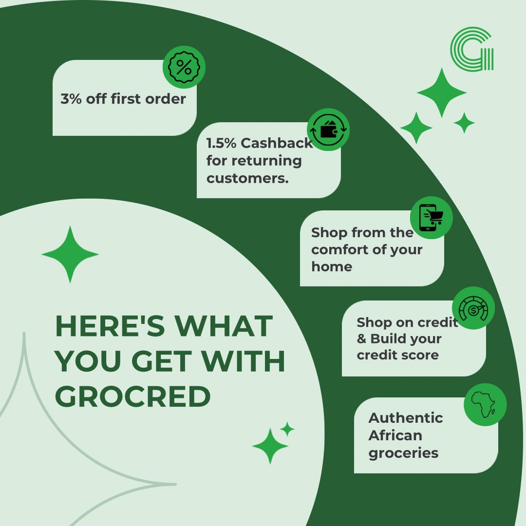grocredltd's tweet photo. We don’t just sell groceries, we bring you value, comfort, and community.
Grocred is your go-to if you’re African and in the UK.
Start shopping smarter today, Link in Bio.
#Grocred #Uk https://t.co/h7SuBpgiuu