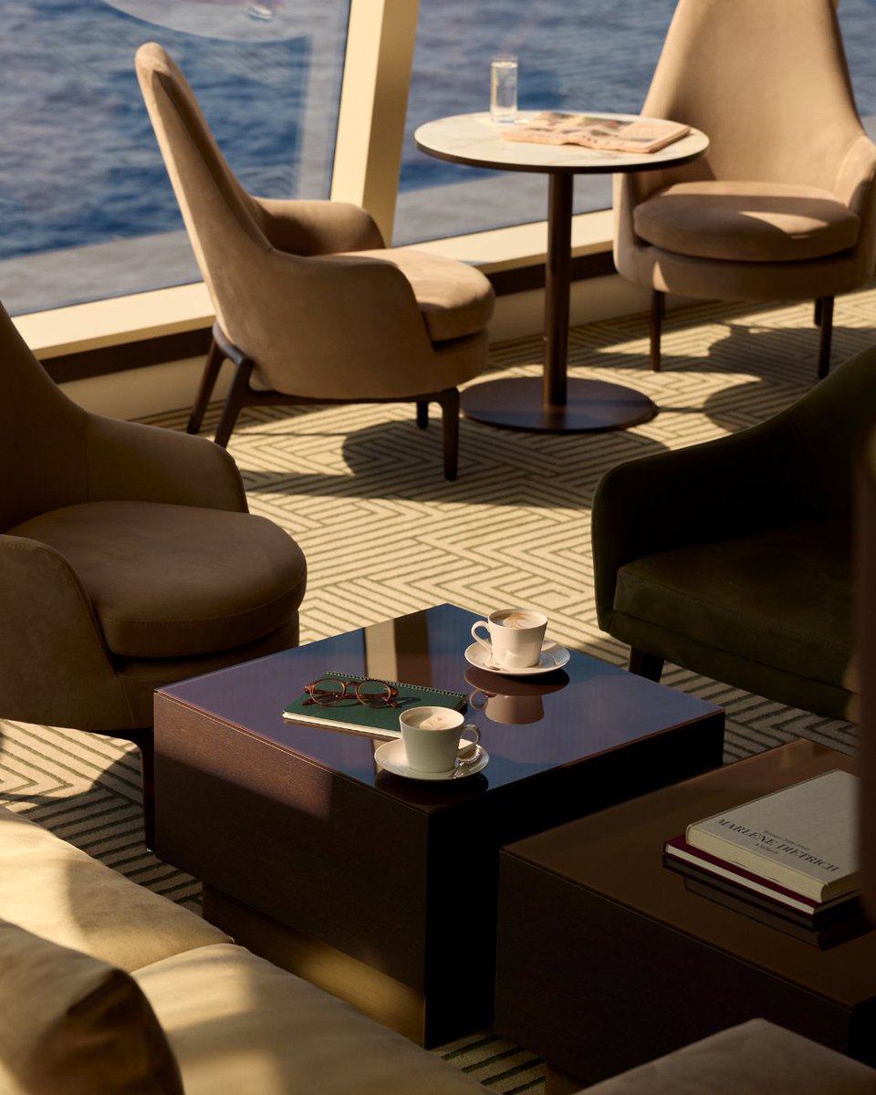 At sea, time slows, inviting you to tune in to what truly matters. 

And when the moment feels right, the world remains within reach. All made seamless with complimentary high-speed Wi-Fi powered by Starlink, keeping you effortlessly connected even as you sail far from shore.
