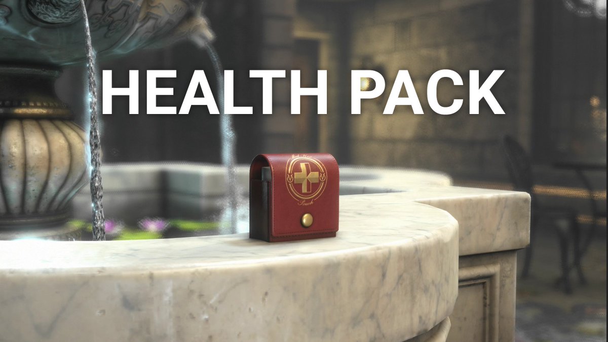 playkillerinn's tweet image. "Health Pack"
You'll always want to have at least one health pack on hand to instantly restore your health. This item also treats the status effect “BLEEDING." “BLED OUT” is one of the most frustrating ways to die in the game -- so restoring health is key.
#KillerInn