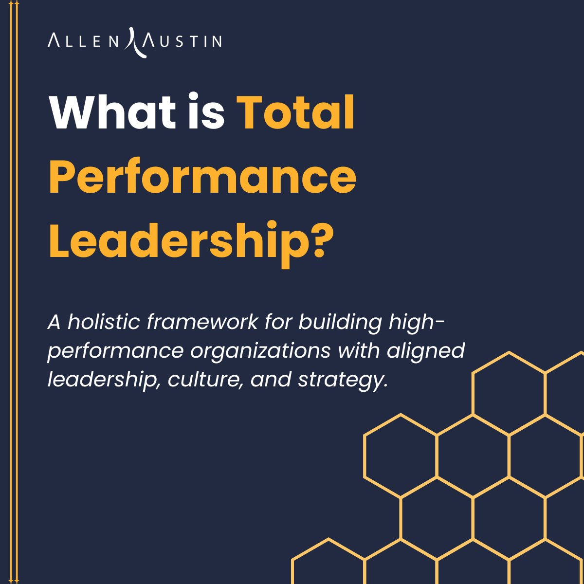 What is Total Performance Leadership?

Learn how we help organizations thrive—starting with leadership.

🔗 allenaustin.com/about/

#TotalPerformanceLeadership #LeadershipDevelopment #OrganizationalExcellence #ExecutiveSearch #AllenAustin