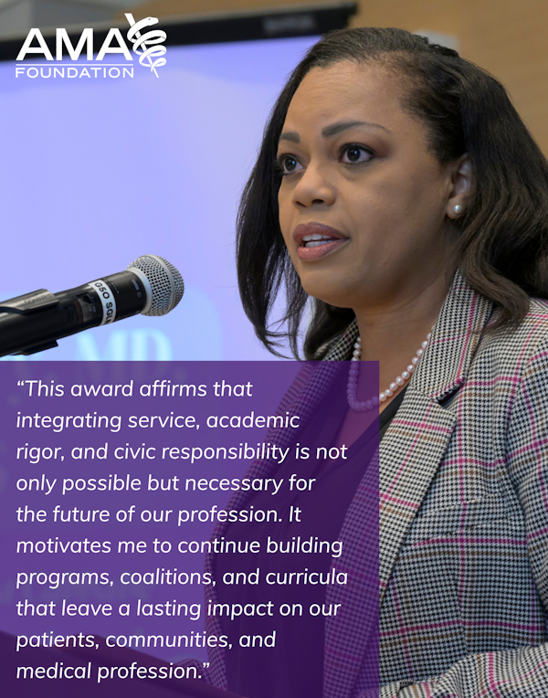 Tracey Henry, MD, MPH, MS, received the 2025 Dr. Edmond and Rima Cabbabe Dedication to the Profession Award. 

In honor of Dr. Tracey, a grant was awarded to the Lupus Foundation of America.