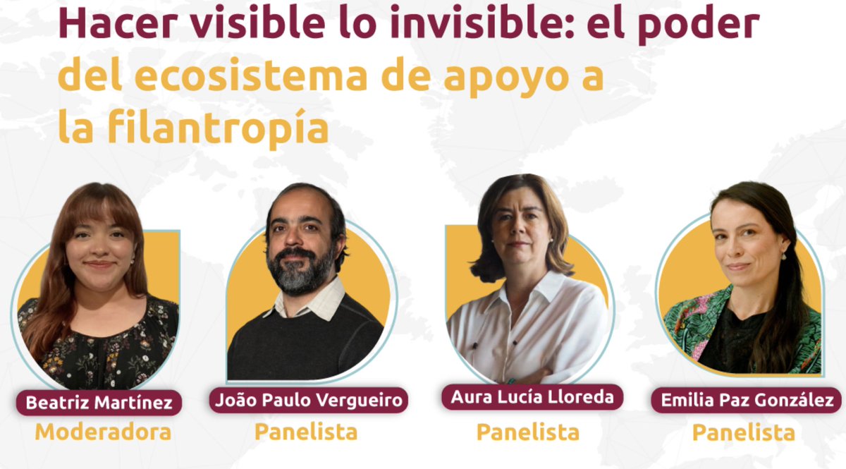 wings_info's tweet photo. On 27 June at 15.00 UTC, join Beatriz Martínez Benítez from WINGS and others for an online conversation (in Spanish) by @Makaiaorg on the power of the philanthropy support ecosystem.
Register here: https://t.co/BNeSWDKkCk 
#LiftUpPhilanthropy https://t.co/fTMowWeOsk