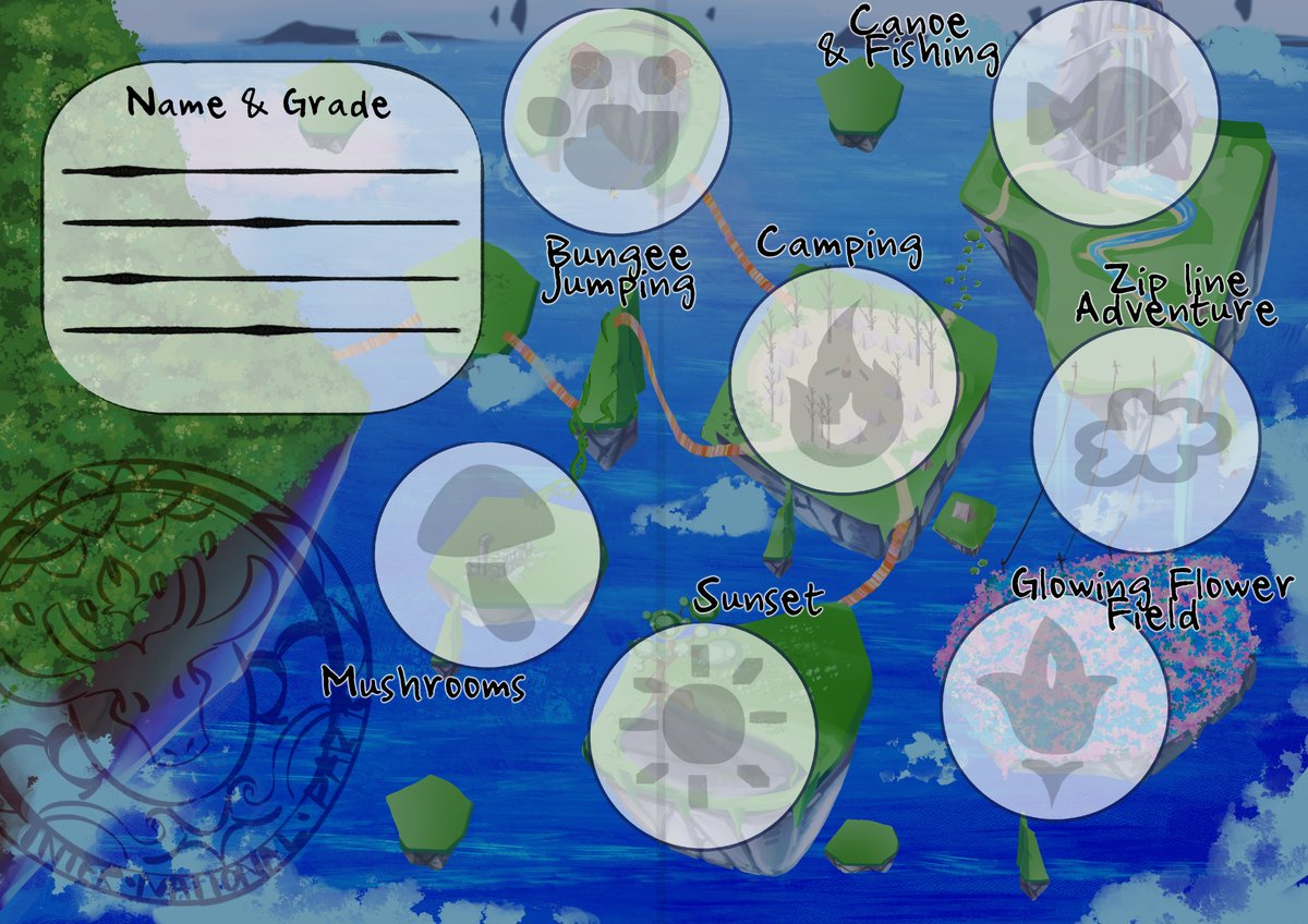 Narrator_mpc's tweet image. Camping CRAMP - #MPC5event1  
------------------ 
Day  - 2
Link doc: bit.ly/3ZHmSJt
Template for stamp : bit.ly/4ndqDjV (สามารถระบายสีตามใจชอบได้เลย)

-----------------

วันที่ 2   

ช่วงเช้า - ช่วงบ่าย Stamp Rally

มอนสเตอร์จะต้องมารวมตัวกันที่จุดนัดพบ…