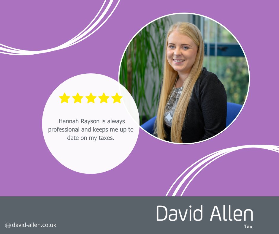 This feedback captures exactly what we strive for at David Allen, straightforward advice and personal guidance.

With expert support from our advisers you will feel more at ease and better prepared to navigate your taxes: david-allen.co.uk/services/tax.

#TaxPlanning #TaxAdvice #IHT
