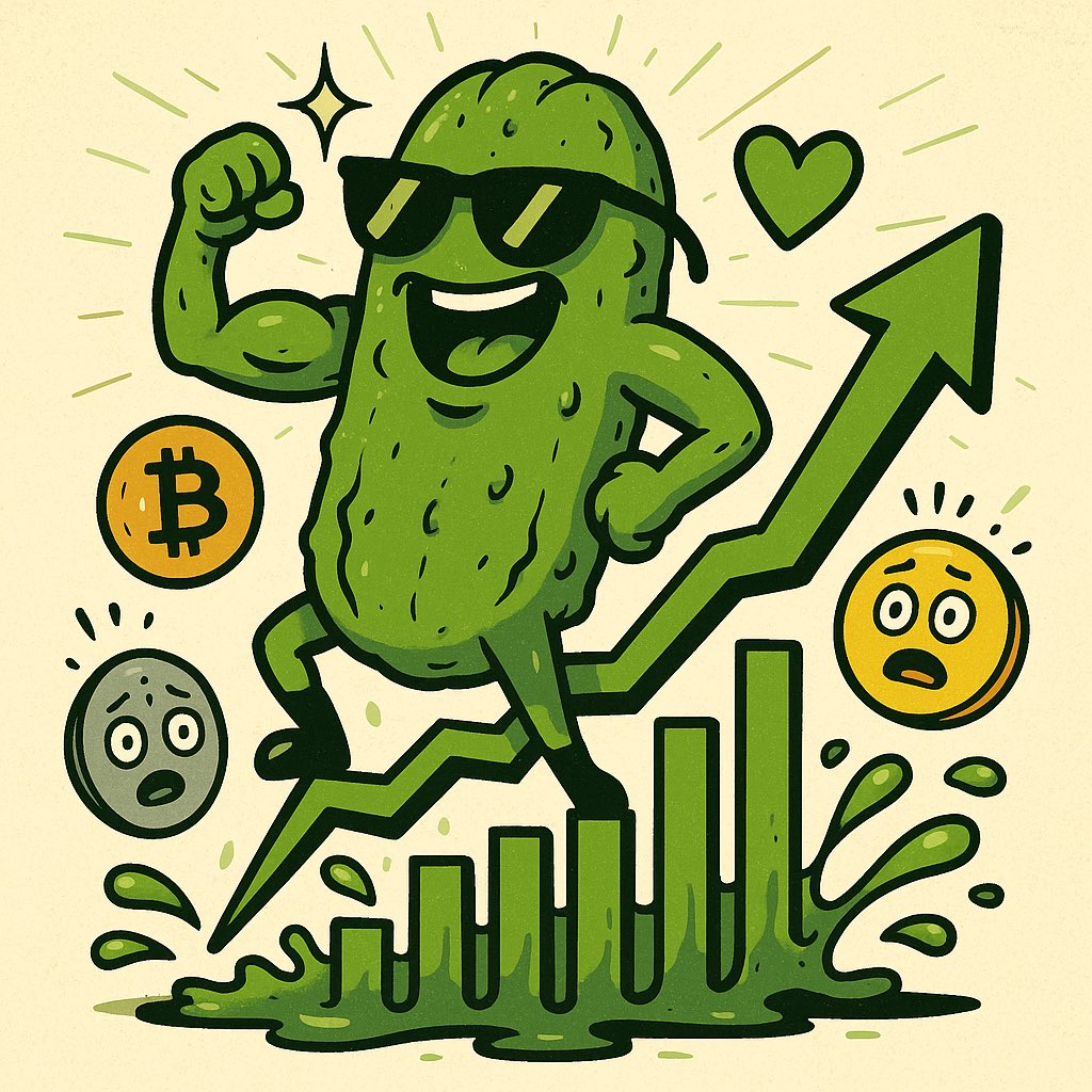 EmtlspprtPickle's tweet image. 🥒Pickle Panic? Never heard of her.
While the market’s throwing tantrums, $ESP is out here racking volume like it’s brine o’clock.

We’re not just a snack—we’re the whole dill.
Hold tight. Get pickled. Stay supported. 💚

#EmotionalSupportPickle #ESP #PicklePower #DegenDill #meme…