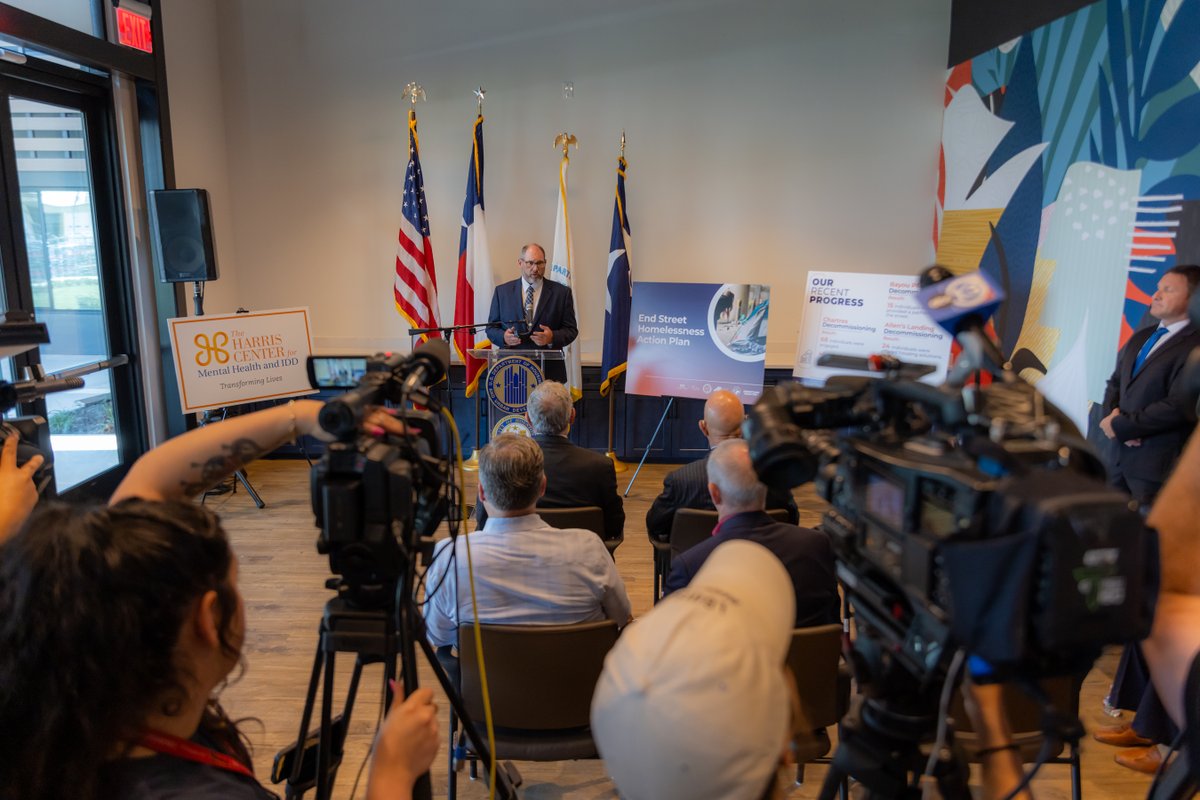 The Harris Center (@theharrisctr) on Twitter photo We were honored to welcome Mayor <a href="/whitmire_john/">John Whitmire</a> and HUD <a href="/SecretaryTurner/">Scott Turner</a> to our Respite, Rehabilitation & Re-Entry Center. The visit spotlighted our role in the City’s End Street Homelessness Action Plan and our partnership to expand housing and mental health support. We were honored to welcome Mayor <a href="/whitmire_john/">John Whitmire</a> and HUD <a href="/SecretaryTurner/">Scott Turner</a> to our Respite, Rehabilitation & Re-Entry Center. The visit spotlighted our role in the City’s End Street Homelessness Action Plan and our partnership to expand housing and mental health support.
