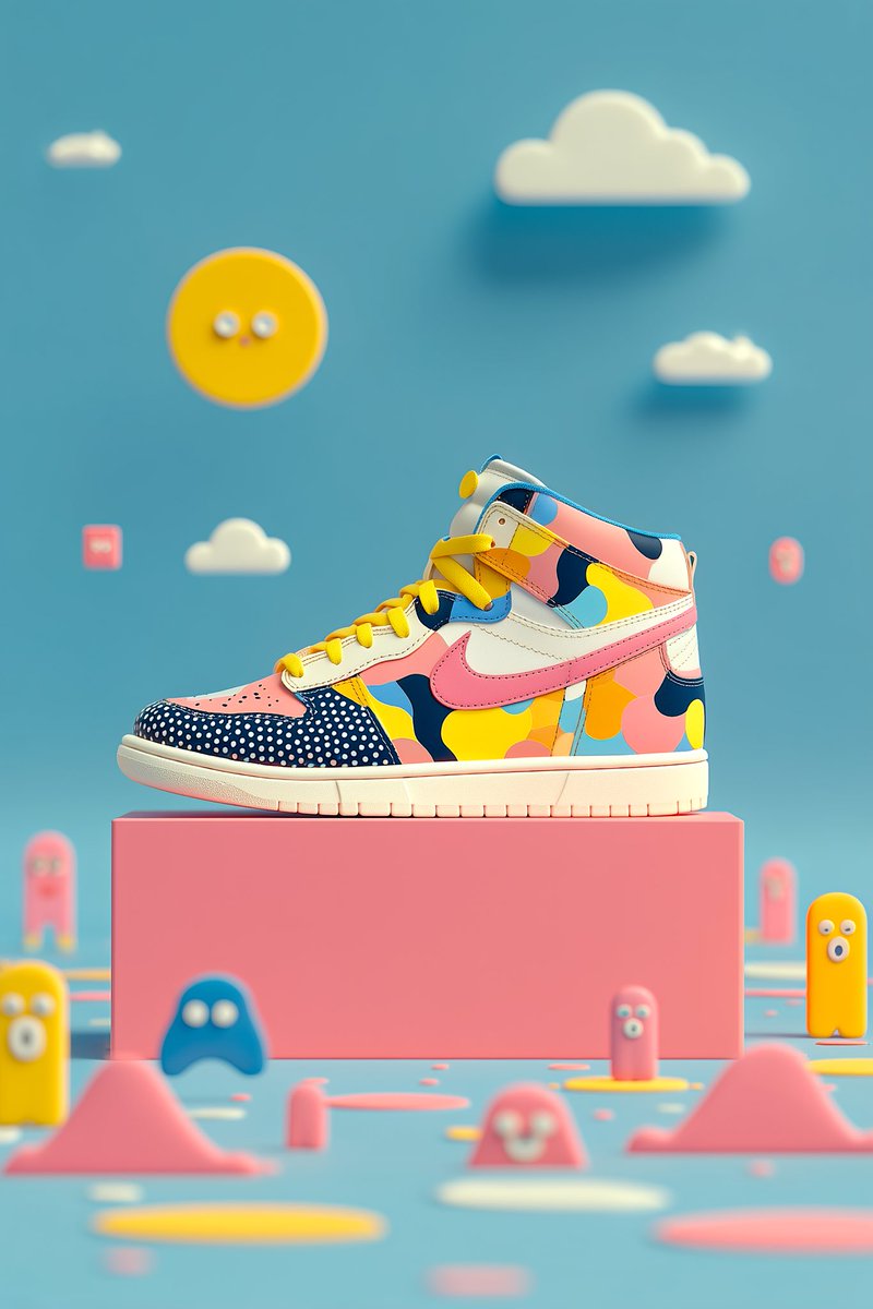 ErwanSoumhi's tweet image. [ Wearable fiction ] 
__ 🧬__ 👟 ZNKR-01
#AIstyle #DesignDrop #MidjourneyV7 #FutureOfFashion #PopMonsters