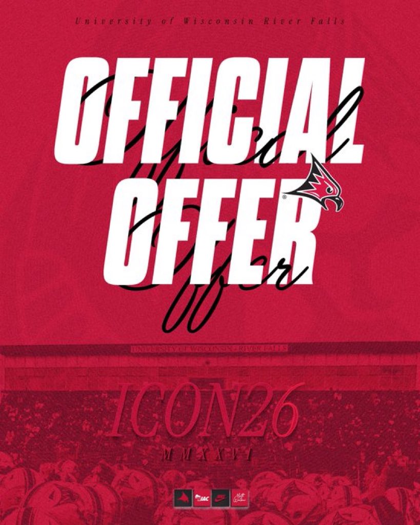 Mason (@masonenovak) on Twitter photo Happy to announce that I’ve received an offer from <a href="/UWRFFootball/">Falcon Football</a> to continue my athletic and academic career! Thank you <a href="/CoachWalkerRF/">Matt Walker</a> for the opportunity.
<a href="/PrepRedzoneWI/">Prep Redzone Wisconsin</a> <a href="/MJ_NFLDraft/">Mark Johnson</a> Happy to announce that I’ve received an offer from <a href="/UWRFFootball/">Falcon Football</a> to continue my athletic and academic career! Thank you <a href="/CoachWalkerRF/">Matt Walker</a> for the opportunity.
<a href="/PrepRedzoneWI/">Prep Redzone Wisconsin</a> <a href="/MJ_NFLDraft/">Mark Johnson</a>