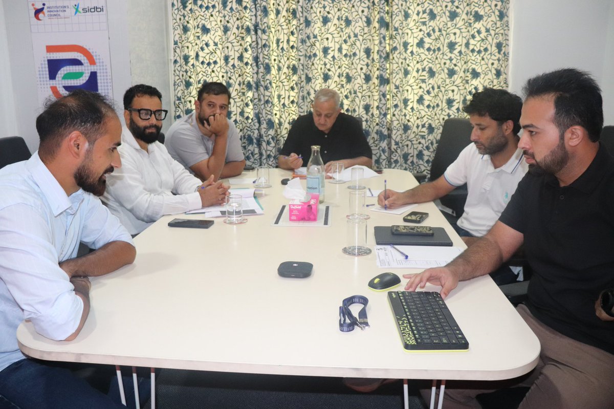 fainalysis's tweet image. The #startup space is brewing in #Kashmir valley. Today had the pitch day for short listed startups at #CIED-IUST to be considered for funding under various schemes under which the incubation centre offers support to promising ones.

Was happy to see some very promising startups