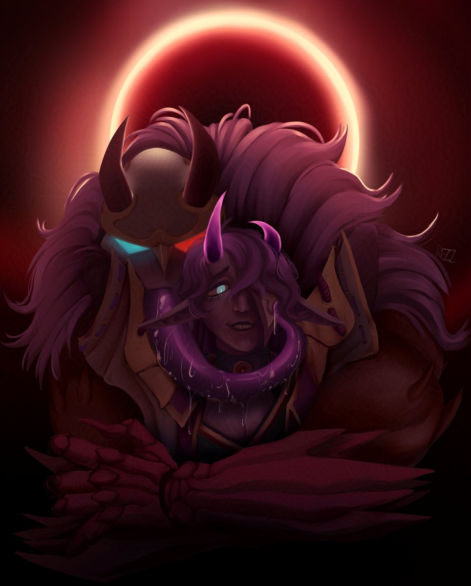 my take on blood moon jhin is that his form became corrupted due to absorbing too much demon power with the rituals that he became a demon on one blood moon. (just my excuse to make a feral buff demon jhin)
.
.
.
.
#jhinhwei #LeagueOfLegends #Jhin #Hwei #ArtofLegends #Fanart