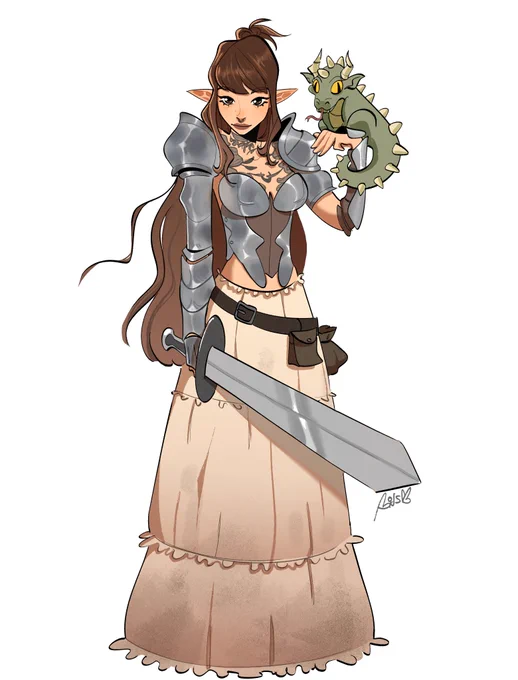 look at her