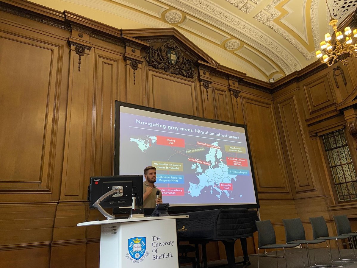 ESciuva's tweet image. This week, I was in Sheffield for the WS on &quot;Valuation, Space and Power&quot;. Met many ECRs interested in how economic value is constructed, where it is located, and who captures it. Thanks to Callum Ward, Adam Leaver, @richmg_ and Rafaella Lima for the organisation!