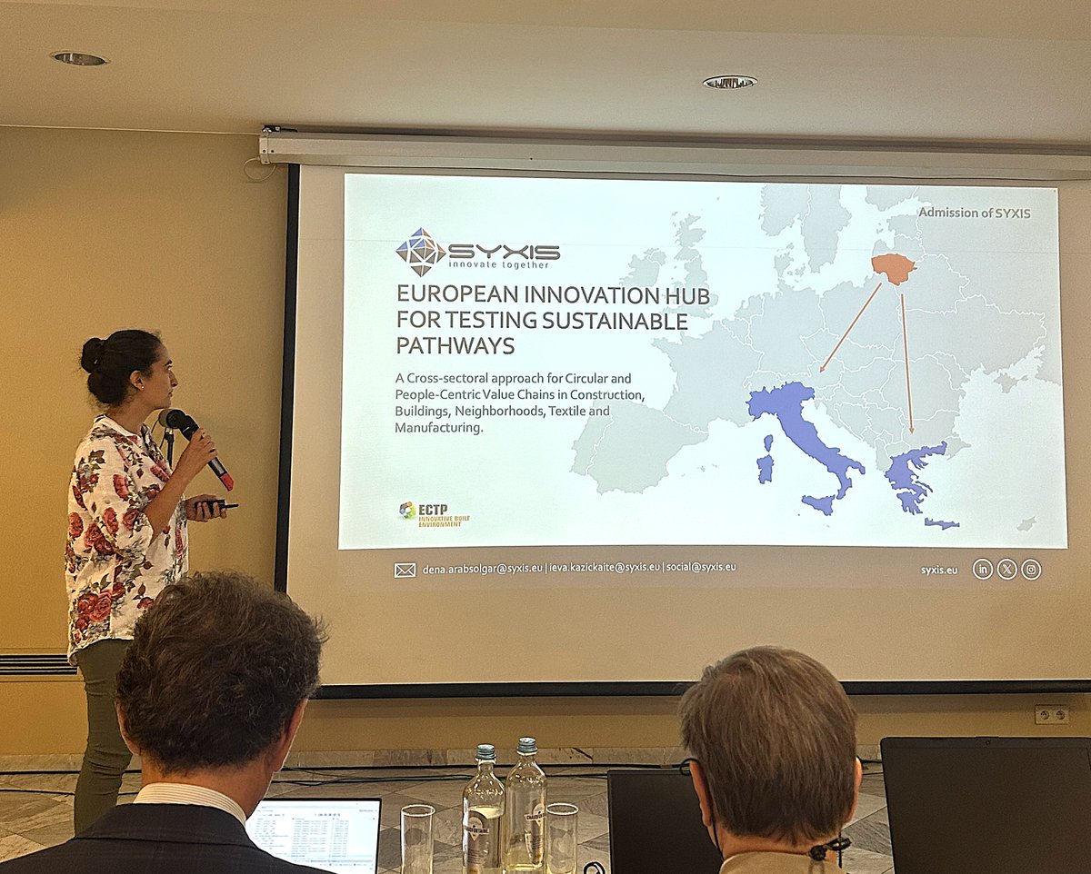 Syxis is proud to join <a href="/ECTPSecretariat/">ECTP</a> , where innovators, researchers, and changemakers shapes together the future of construction and built environment.
#Built4People #CircularEconomy #SustainableConstruction #HorizonEurope #DigitalTwin #EnergyEfficiency #Innovation #ECTP