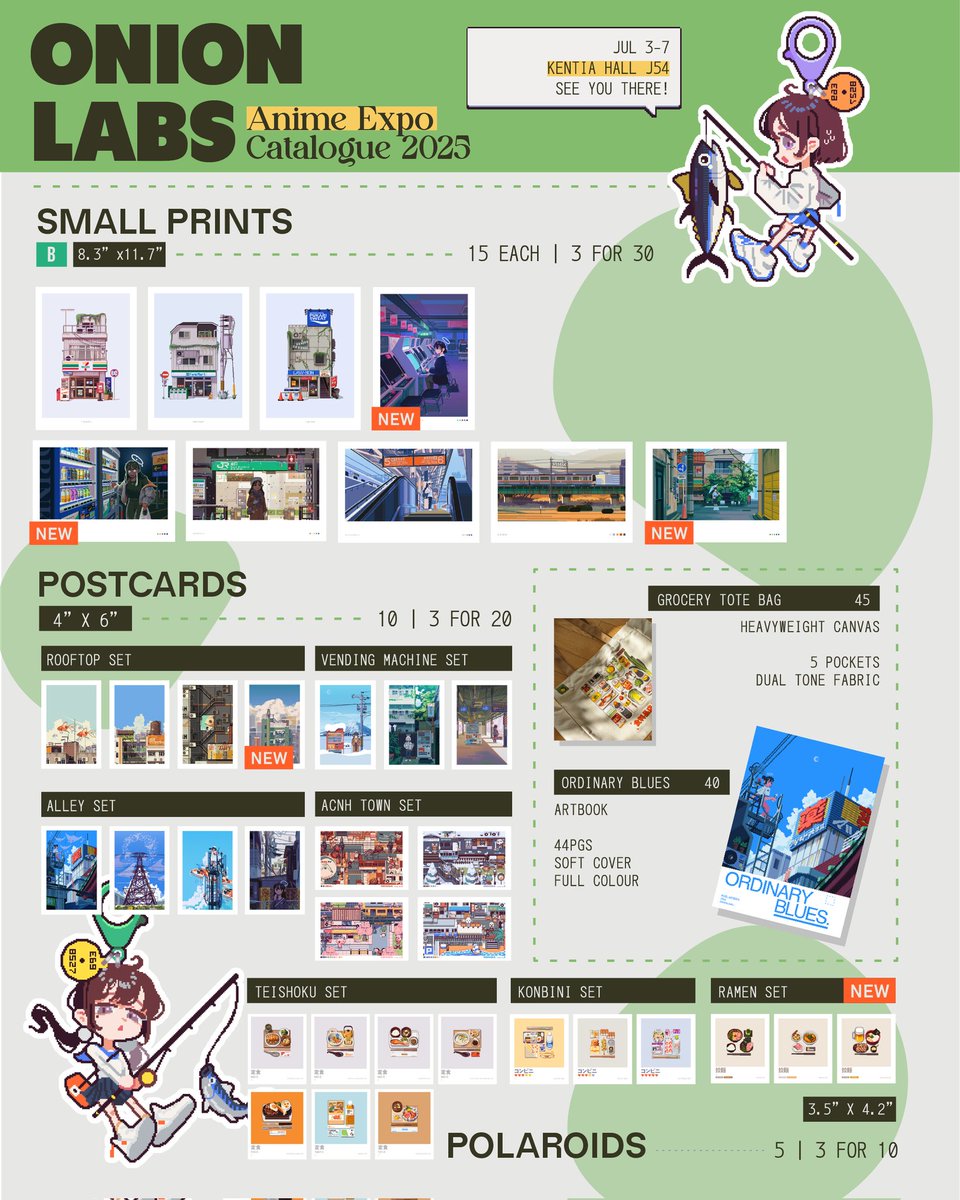 ANIME EXPO 2025 CATALOGUE DROP 
See you at Kentia Hall J54 🏃‍♂️💨