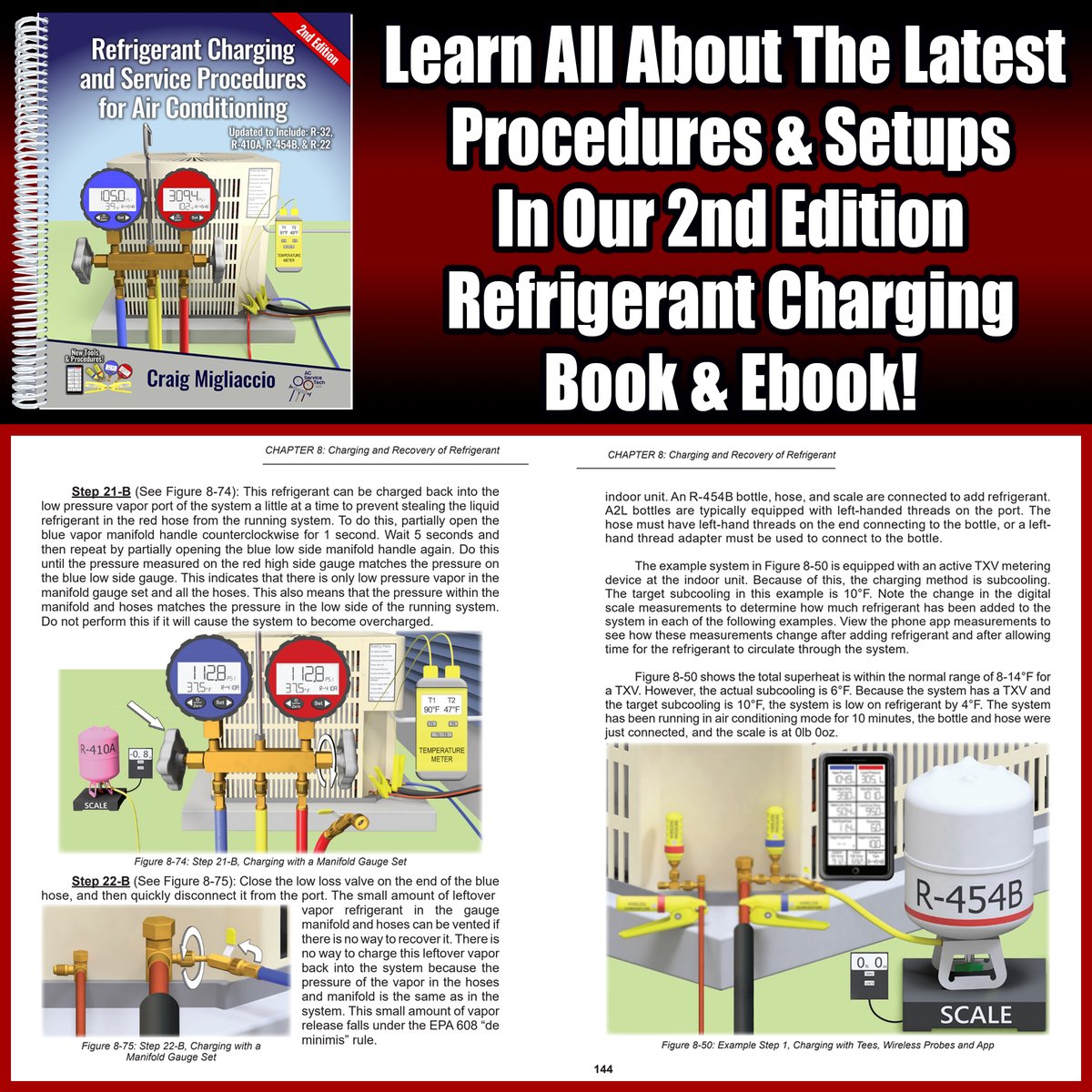 acservicetech's tweet photo. Get a preview of our best selling refrigerant charging &amp; service procedures book by checking out the sample pages on https://t.co/pkSlobZZqL! This book is also available at https://t.co/C7T3prOYoQ &amp; https://t.co/bVDNPPSmcr!
#amazon #book #airconditioner #acunit #acservice #HVAC https://t.co/YKs5ax4nDW