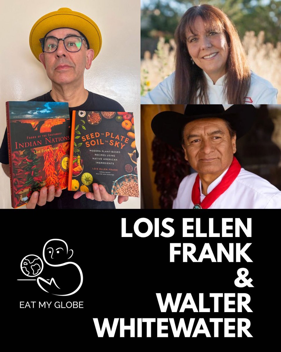 What is The Long Walk and how did it impact Native American cuisine?

Find out on #EatMyGlobe as we chat with Chefs Lois Ellen Frank &amp; Walter Whitewater. Tune in wherever you listen to podcasts or via the links below

dts.podtrac.com/redirect.mp3/t…

EatMyGlobe.com/LEFandWW

#FoodHistory