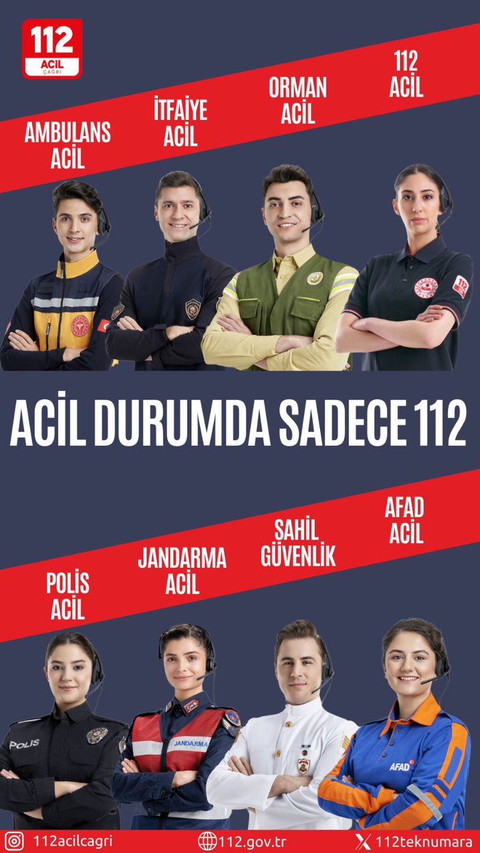 Şırnak 112 Acil Çağrı Merkezi (@sirnak112acm) on Twitter photo 📞 Acil durumda panik yok, zaman kaybetme yok!
Türkiye’nin her yerinde tek numara: 112
112’yi bil, sevdiklerine öğret.
Çünkü #112HayatKurtarır 💙🚑🚒🚓
<a href="/BirolEkici73/">Birol Ekici</a> <a href="/112teknumara/">112 Acil Çağrı Merkezleri</a> 📞 Acil durumda panik yok, zaman kaybetme yok!
Türkiye’nin her yerinde tek numara: 112
112’yi bil, sevdiklerine öğret.
Çünkü #112HayatKurtarır 💙🚑🚒🚓
<a href="/BirolEkici73/">Birol Ekici</a> <a href="/112teknumara/">112 Acil Çağrı Merkezleri</a>