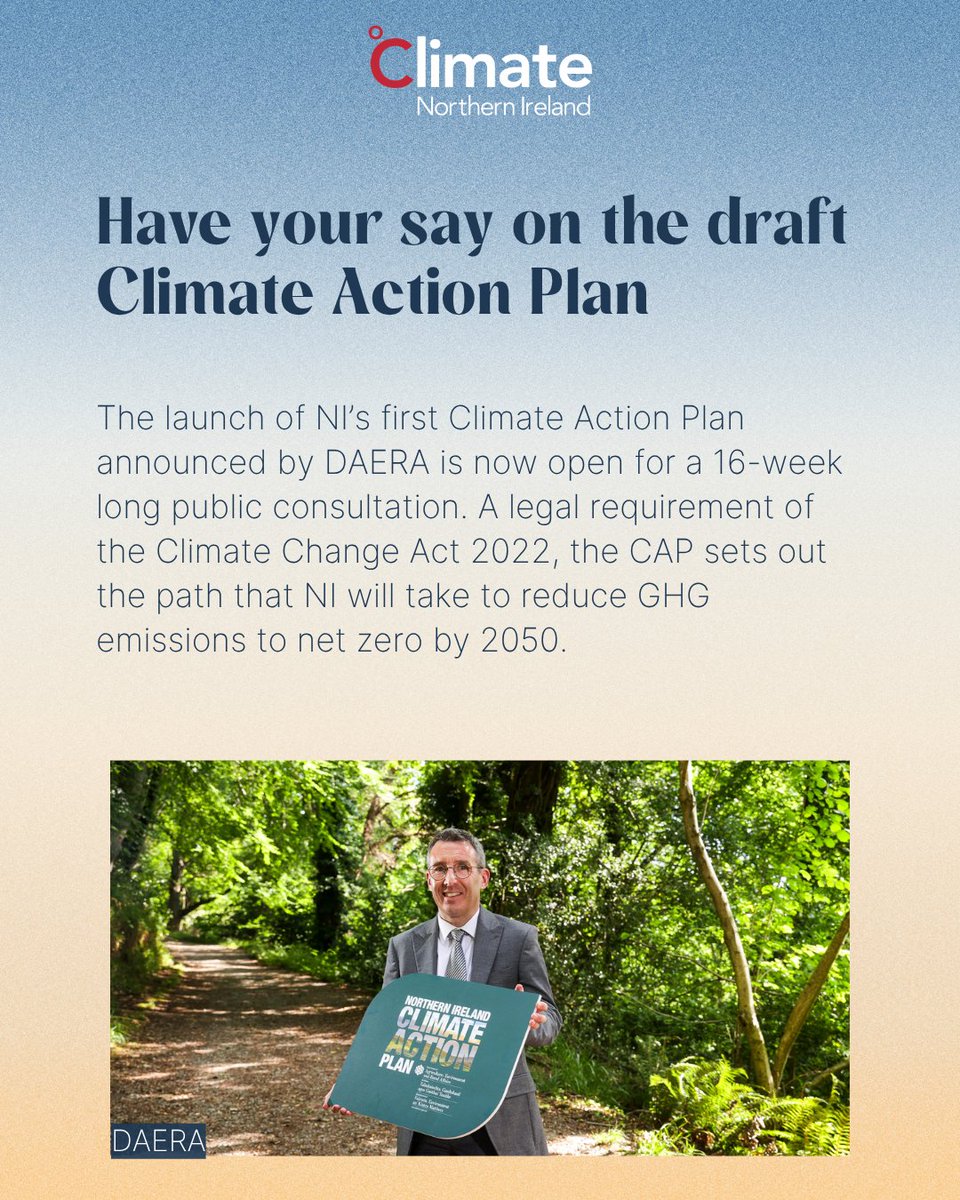 ClimateNI's tweet image. Our June newsletter just dropped! Here are some of this month&apos;s headlines:

🔸The draft third NI Climate Change Adaptation Programme (NICCAP3) consultation is open for 8 weeks - have your say!

🔸On the same note, NI&apos;s first draft Climate Action Plan has been announced and is…