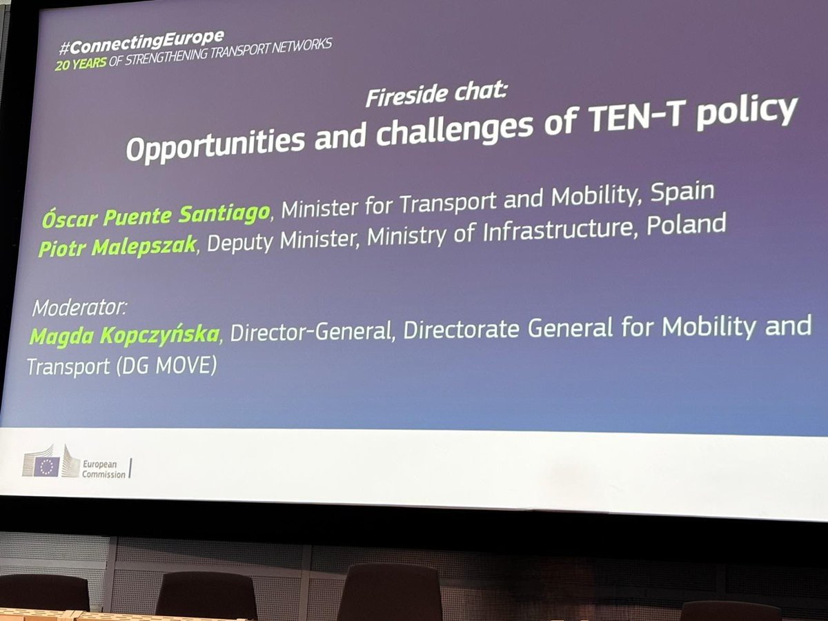 oscar_puente_'s tweet photo. Hoy estamos en Bruselas participando en el 20 aniversario de los Corredores Europeos de la Red Transeuropea de Transporte (RTE-T).

Reafirmamos nuestra voluntad y compromiso con las conexiones transfronterizas que fortalecen la integración de España con el resto de Europa. https://t.co/edmP0vvL8R
