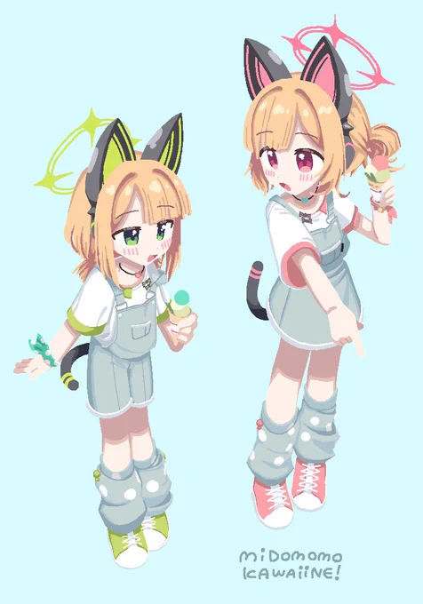グッズのおそろい衣装、かわいいね… #ブルアカ