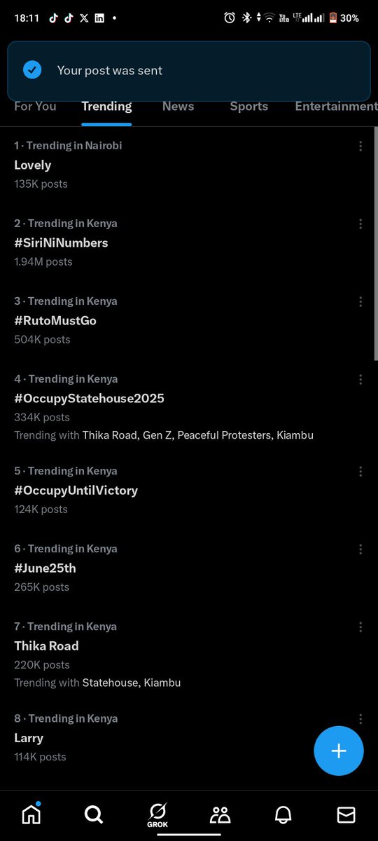 Use the right hashtags
Government is trying to divert attention away from #SiriNiNumbers by pushing other hashtags like ...number or ...nunber
