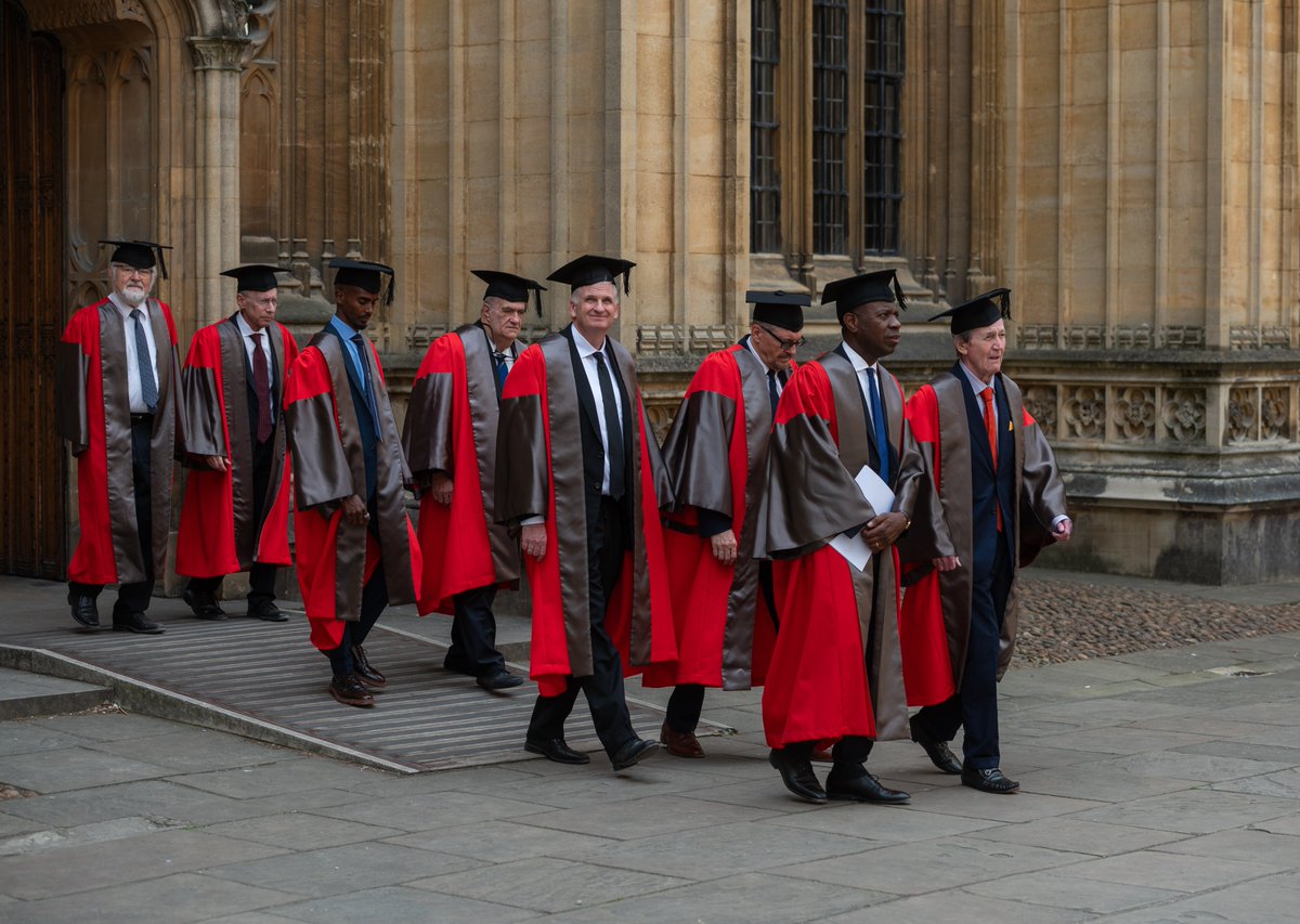 NEW: Eight exceptional individuals whose achievements have made lasting contributions to the world were recognised today with honorary degrees at Oxford University’s Encaenia.