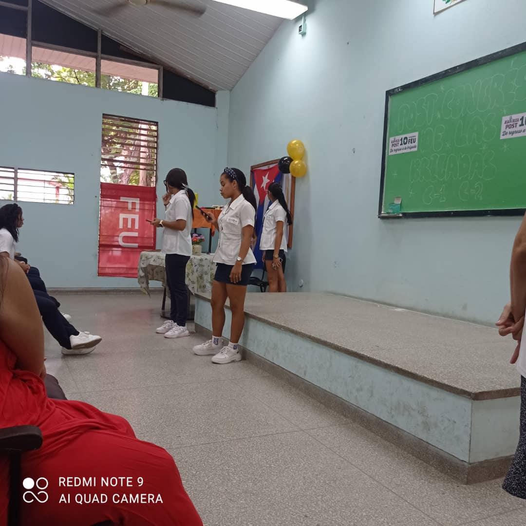 Las brigadas realizan sus asambleas pos x congreso FEU
#UCM_SC