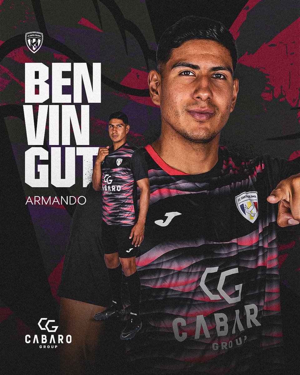 Benvingut Armando ⚡⚽
Davanter amb força, velocitat i olfacte de gol.
Arriba per marcar diferències al FC Santa Coloma! 🔥