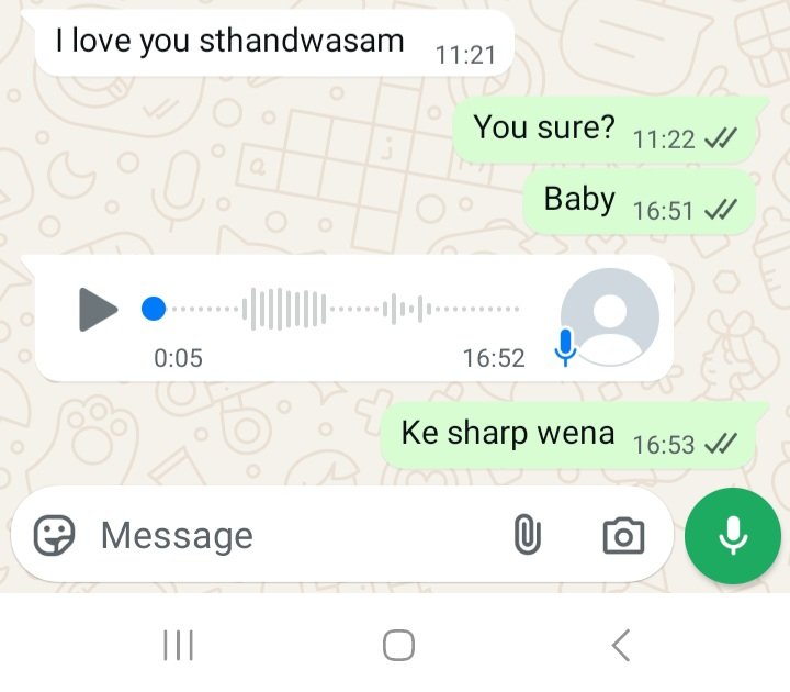 Lungi32l's tweet image. I asked him ukuthi he's sure na ukuthi uyangithanda, the guy wangiziba for the whole day😥😥😢.
Hayi umjolo ngiwuyekile shame🤞🤞.
Kqala ekekho ofuna ukuqeda ngami?