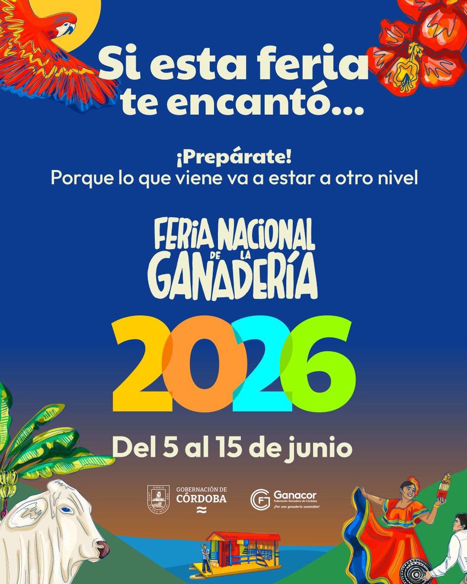 💥 ¡Una feria de impacto!

Con una cifra superior a los $150 mil millones de pesos, la#FeriaGanadera2025 se consolidó como una gran vitrina para los negocios, la cultura y la innovación rural, representando un crecimiento de más del 30% frente al año anterior.

🐄 FEDEGÁN dijo