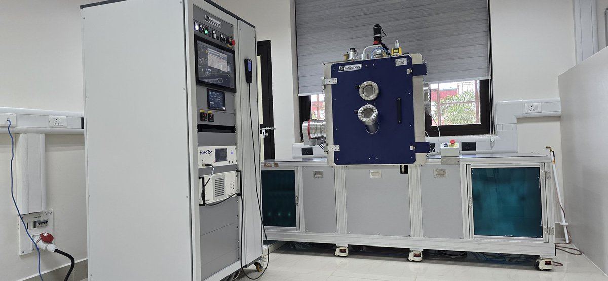 Two new instruments e-beam evaporator and PPMS added to School of Physcis, IISER TVM